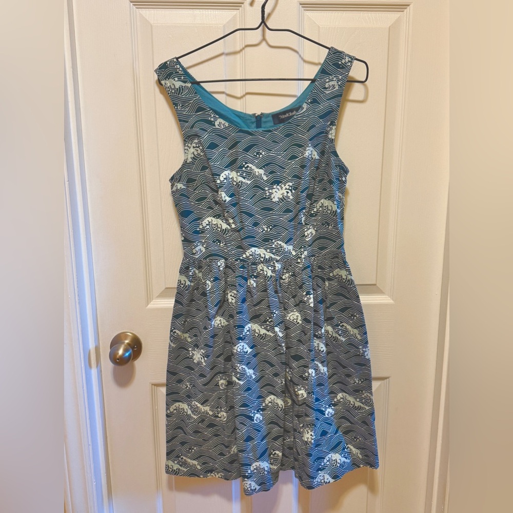 Modcloth Blue Wave “Optimistic Effect” Lightweigh… - image 3